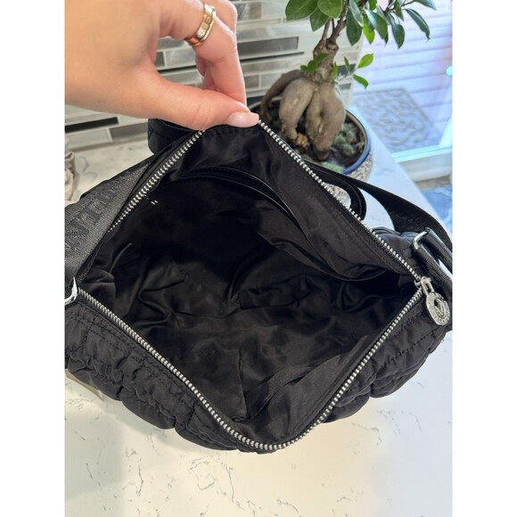 Valentino Orlandi Italian Large Crossbody Bag Silver Hardware & Signature Strap - Picture 7 of 7